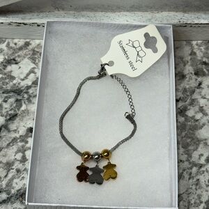 Stainless Steel Charm Bracelet